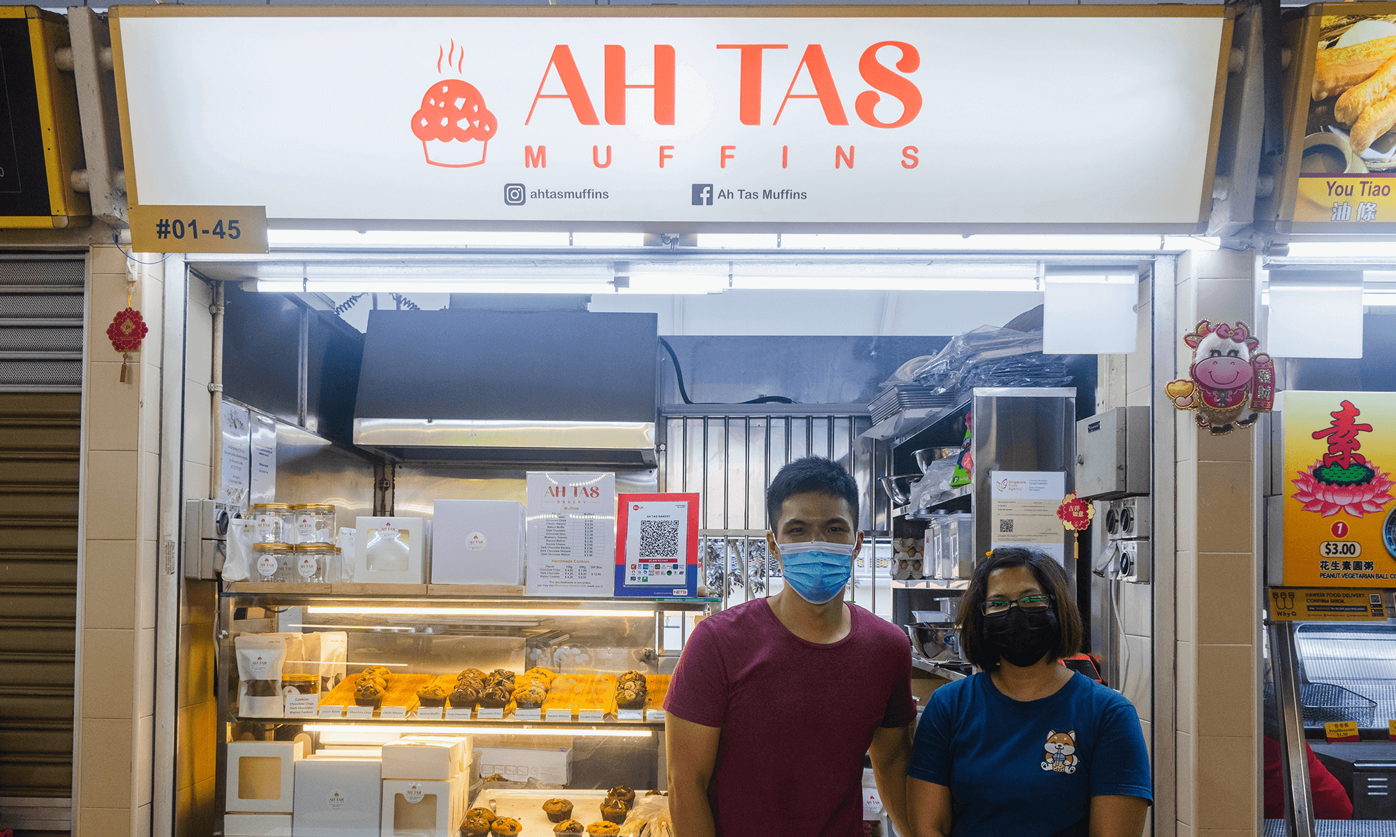 Ah Tas Muffins Hawkers of Singapore WhyQ Delivery