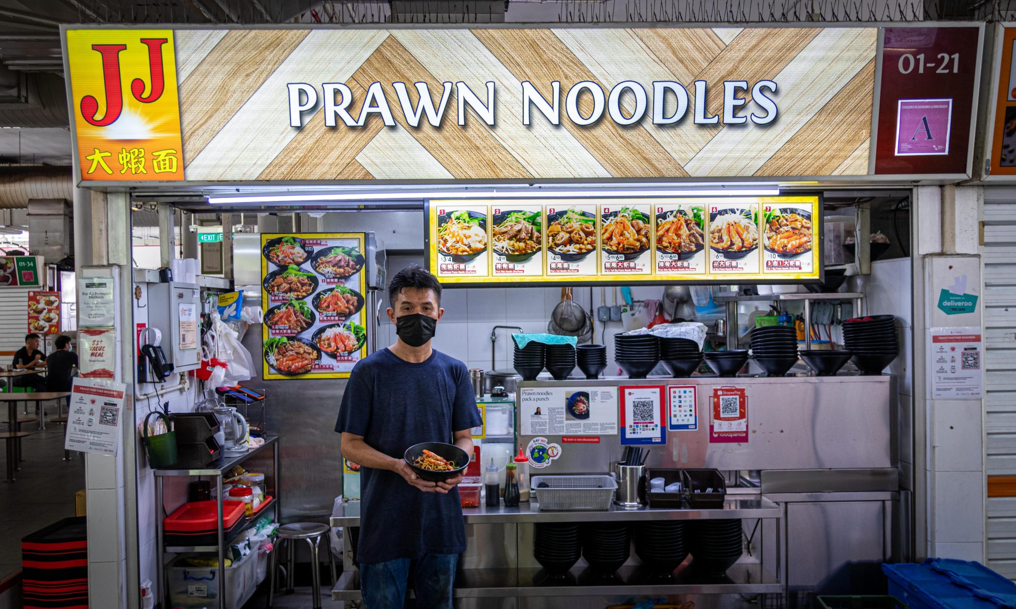 Owner of JJ Big Prawn Noodles, available on WhyQ for delivery.